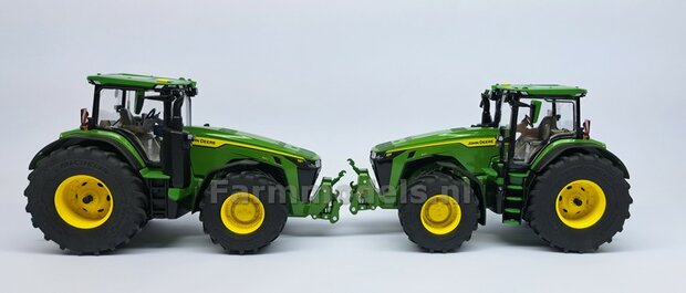 BOUWKIT: John Deere 8R 410 VOORAS VERHOOG SET, RESIN BLANK geleverd 1:32    Farmmodels Premium Line Series