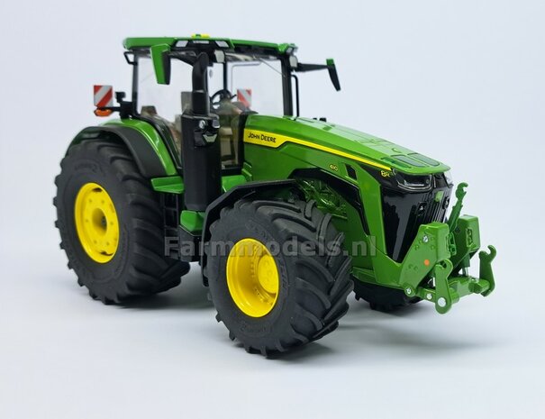 BOUWKIT: John Deere 8R 410 VOORAS VERHOOG SET, RESIN BLANK geleverd 1:32    Farmmodels Premium Line Series