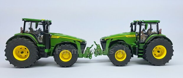 BOUWKIT: John Deere 8R 410 VOORAS VERHOOG SET, RESIN BLANK geleverd 1:32    Farmmodels Premium Line Series