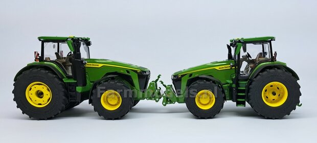 BOUWKIT: John Deere 8R 410 VOORAS VERHOOG SET, RESIN BLANK geleverd 1:32    Farmmodels Premium Line Series