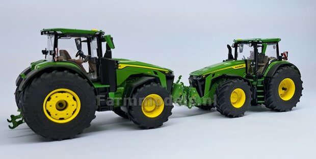 BOUWKIT: John Deere 8R 410 VOORAS VERHOOG SET, RESIN BLANK geleverd 1:32    Farmmodels Premium Line Series