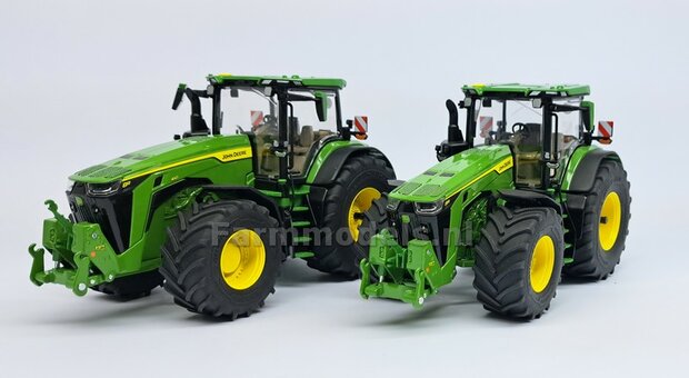 BOUWKIT: John Deere 8R 410 VOORAS VERHOOG SET, RESIN BLANK geleverd 1:32    Farmmodels Premium Line Series