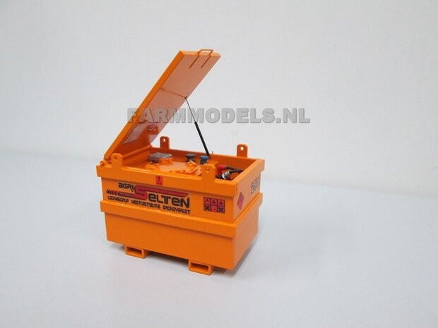 Dieseltank Premiumline bouwkit met klep, dieselmotor, slang en vulpistool / nozlle 1:32 (HTD)                  