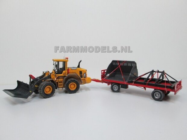 BECO Hoogkiepbak  / Volume bak BOUWKIT geschikt voor koppeling snelwissels 55001 t/m 55050 &amp; Volvo VAB-STD 1:32 (HTD)