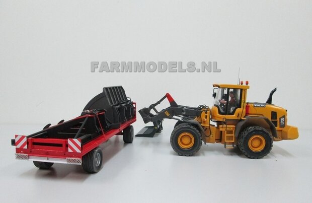 BECO Hoogkiepbak  / Volume bak BOUWKIT geschikt voor koppeling snelwissels 55001 t/m 55050 &amp; Volvo VAB-STD 1:32 (HTD)