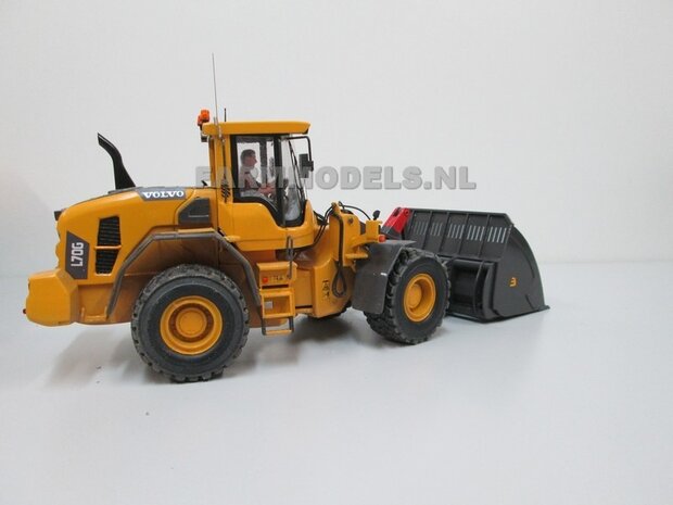 BECO Hoogkiepbak  / Volume bak BOUWKIT geschikt voor koppeling snelwissels 55001 t/m 55050 &amp; Volvo VAB-STD 1:32 (HTD)