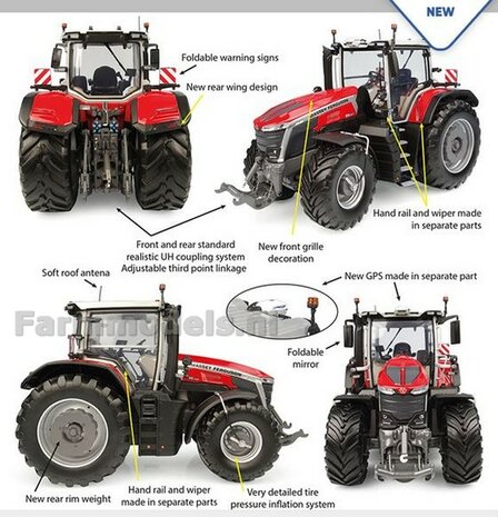 Massey Ferguson 9S.425 production version 1:32 UH6710    