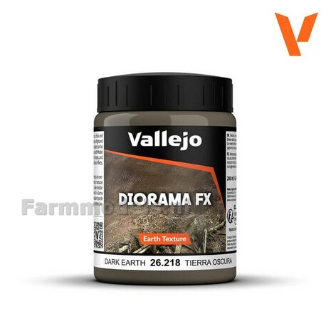 Vallejo Diorama fx Dark earth 200ml  26.218