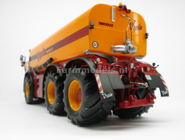 &Oslash; 61.5 x 33.3 mm: VREDO VT 7028: 2x Michelin 1050 lagedruk Banden + ALU. velgen VREDO GEEL gespoten 1:32 Farmmodels Custom Line Series    
