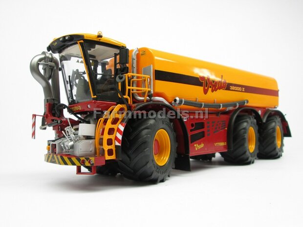 &Oslash; 61.5 x 33.3 mm: VREDO VT 7028: 2x Michelin 1050 lagedruk Banden + ALU. velgen ZWART GLANS gespoten 1:32 Farmmodels Custom Line Series    