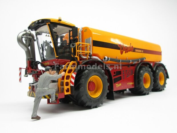 &Oslash; 61.5 x 33.3 mm: VREDO VT 7028: 2x Michelin 1050 lagedruk Banden + ALU. velgen ZWART GLANS gespoten 1:32 Farmmodels Custom Line Series    