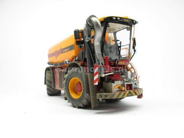 &Oslash; 61.5 x 33.3 mm: VREDO VT 7028: 2x Michelin 1050 lagedruk Banden + ALU. velgen ZWART GLANS gespoten 1:32 Farmmodels Custom Line Series    
