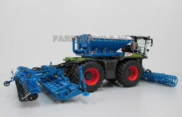  Lemken Claas Xerion Opbouw unit + Zirkon 10/600 rotorkopeg 6 meter 1:32