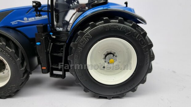 &Oslash; 52.3 x 24.2 mm: CASE 260/ NH T7.300/ STEYR 6280 UH: 2x Brede Banden + ALUMINIUM velgen BLANK geleverd 1:32 Farmmodels Custom Line Series  