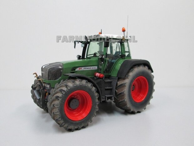 &Oslash; 53.8 x 22.8 mm: Fendt 926 Gen II &amp; 930 Gen III WT: 2x Brede Vooras banden + ALU. velgen FENDT ROOD Gespoten geleverd 1:32 Custom Line Series 