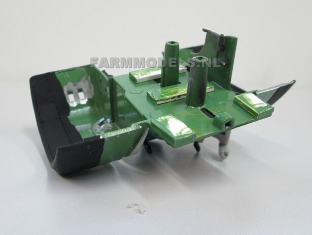 &Oslash; 62.5 x 27.7 mm: Fendt 924/ 926/ 930 Gen II &amp; Gen. III: 2x Brede Banden + ALUMINIUM velgen ZWART GLANS Gespoten 1:32 Farmmodels Custom Line Series 926/ 930 Gen II en Gen. III  1:32                        