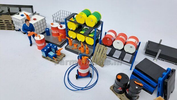 6x AFTAPKRAANTJES t.b.v. Oliedrums en Zuurvaten RESIN, zelf in de gewenste kleur te zetten 1:32