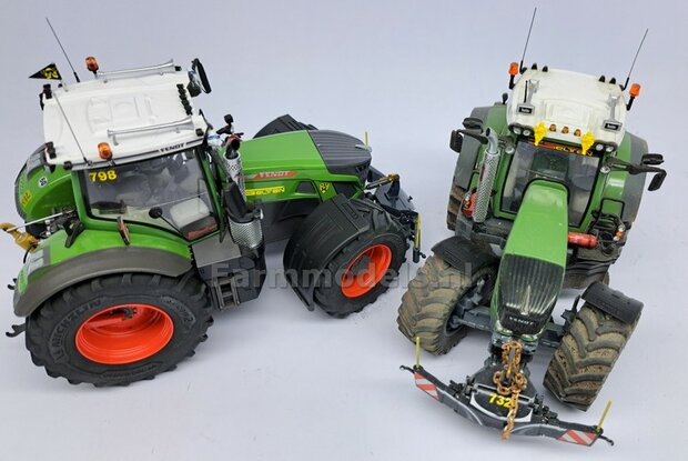 2x FENDT spatborden 23 mm breed &quot;BIG &Oslash;&quot; Version ZONDER STEUNEN RESIN, Blank geleverd 1:32