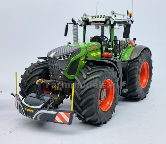 2x FENDT spatborden 24.5 mm breed &quot;BIG &Oslash;&quot; Version ZONDER STEUNEN RESIN, Blank geleverd 1:32