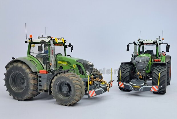 2x FENDT spatborden 24.5 mm breed &quot;BIG &Oslash;&quot; Version ZONDER STEUNEN RESIN, Blank geleverd 1:32