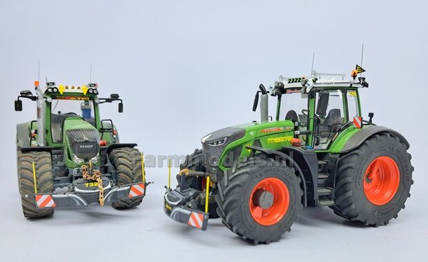 2x FENDT spatborden 24.5 mm breed &quot;BIG &Oslash;&quot; Version ZONDER STEUNEN RESIN, Blank geleverd 1:32