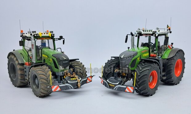 2x FENDT spatborden 24.5 mm breed &quot;BIG &Oslash;&quot; Version ZONDER STEUNEN RESIN, Blank geleverd 1:32