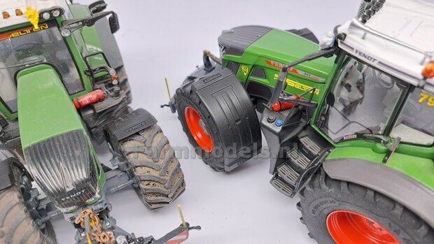 2x FENDT spatborden 24.5 mm breed &quot;BIG &Oslash;&quot; Version ZONDER STEUNEN RESIN, Blank geleverd 1:32