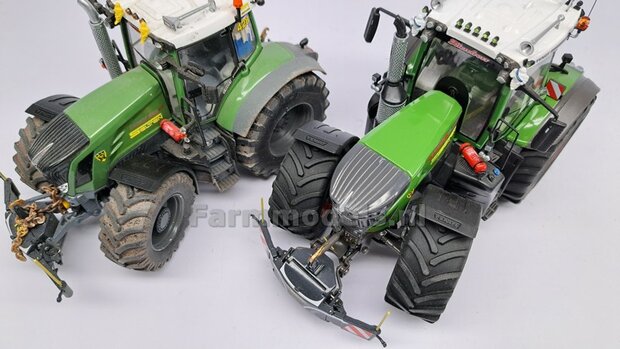 2x FENDT spatborden 24.5 mm breed &quot;BIG &Oslash;&quot; Version ZONDER STEUNEN RESIN, Blank geleverd 1:32