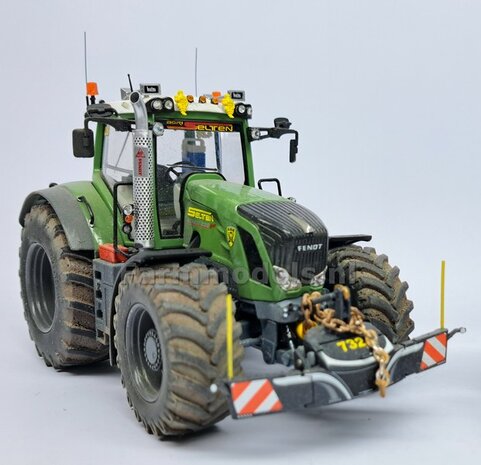 2x FENDT spatborden 24.5 mm breed &quot;BIG &Oslash;&quot; Version MET STEUNEN RESIN, Blank geleverd 1:32