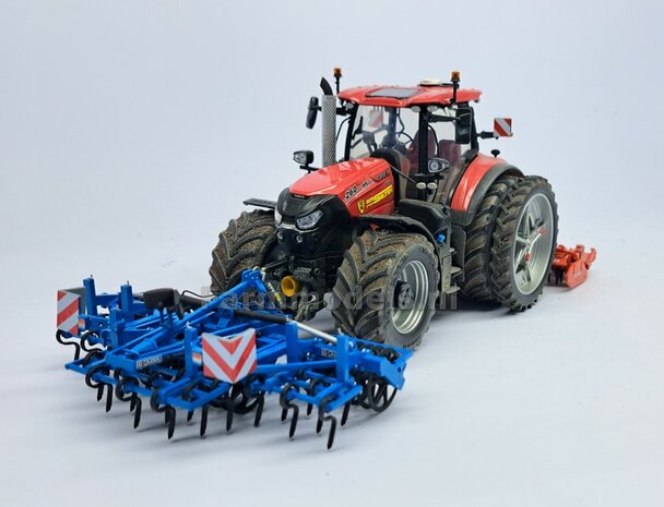 &Oslash; 65.9 x 29.2 mm: CASE 260/ NH T7.300/ STEYR 6280 UH: 2x Brede Banden + ALUMINIUM velgen BLANK geleverd 1:32 Farmmodels Custom Line Series  