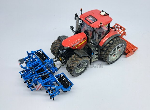 &Oslash; 65.9 x 29.2 mm: STEYR 6280 CVT UH: 2x Brede Banden + ALU. Velgen STEYR WIT Gespoten 1:32 Farmmodels Custom Line Series  