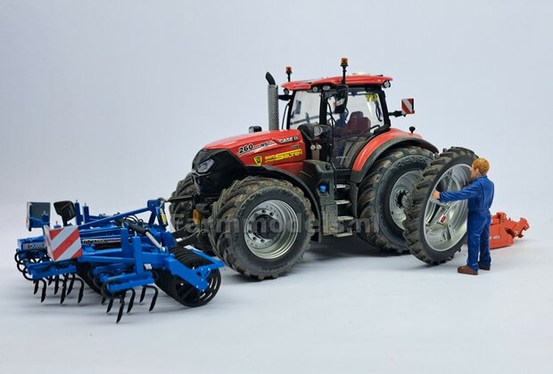 &Oslash; 65.9 x 29.2 mm: STEYR 6280 CVT UH: 2x Brede Banden + ALU. Velgen STEYR WIT Gespoten 1:32 Farmmodels Custom Line Series  
