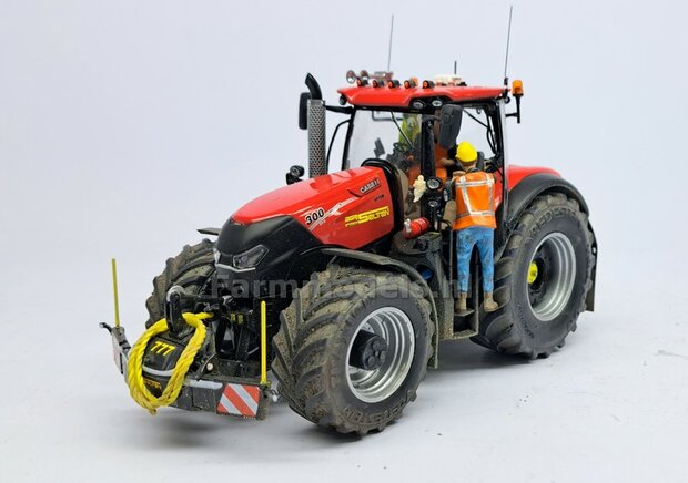 &Oslash; 52.3 x 24 mm: CASE OPTUM &amp; NH T7.315 BLUE POWER: 2x Vredestein Traxion banden Die Cast velgen ALUMINIUM METALIC Gespoten geleverd 1:32 