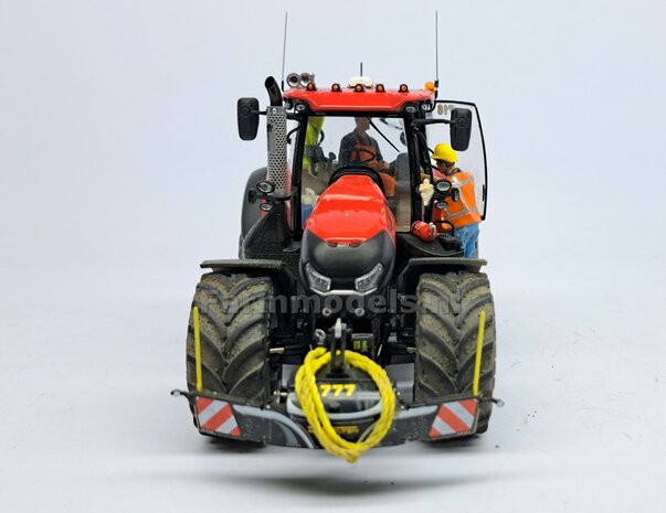 &Oslash; 52.3 x 24 mm: CASE OPTUM &amp; NH T7.315 BLUE POWER: 2x Vredestein Traxion banden Die Cast velgen ALUMINIUM METALIC Gespoten geleverd 1:32 