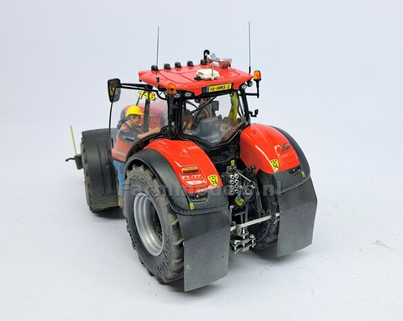 &Oslash; 68.2 x 31.3 mm: UNIVERSEEL: 2x Vredestein Traxion banden + Vredestein opdruk licht grijs + Diecast velgen ALU.-METALIC Gespoten geleverd 1:32 Universele set 