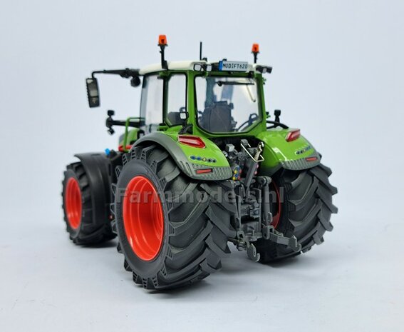 &Oslash; 61.7x 29.9 mm: Fendt 620 UH: 2x Brede banden + ALUMINIUM velgen BLANK geleverd 1:32 Farmmodels Custom Line Series 