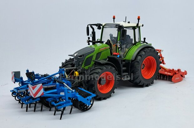 &Oslash; 61.7x 29.9 mm: Fendt 620 UH: 2x Brede banden + ALUMINIUM velgen BLANK geleverd 1:32 Farmmodels Custom Line Series 
