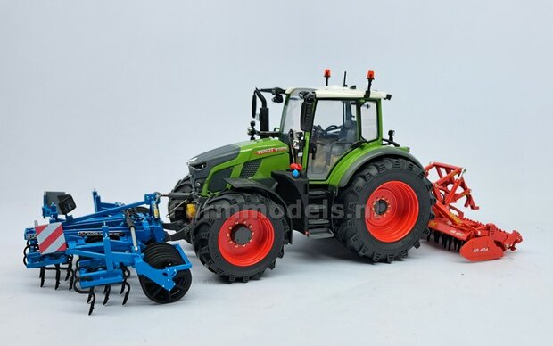 &Oslash; 61.7x 29.9 mm: Fendt 620 UH: 2x Brede banden + ALUMINIUM velgen BLANK geleverd 1:32 Farmmodels Custom Line Series 