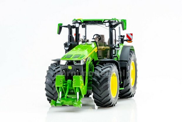 COMBI SET: 2x &Oslash; 52.7 mm + 2x &Oslash; 68.6 mm: JOHN DEERE 8r WIKING: 4x ORIGINELE BANDEN + AFDEK KAPPEN + WIELGEWICHTEN 1:32