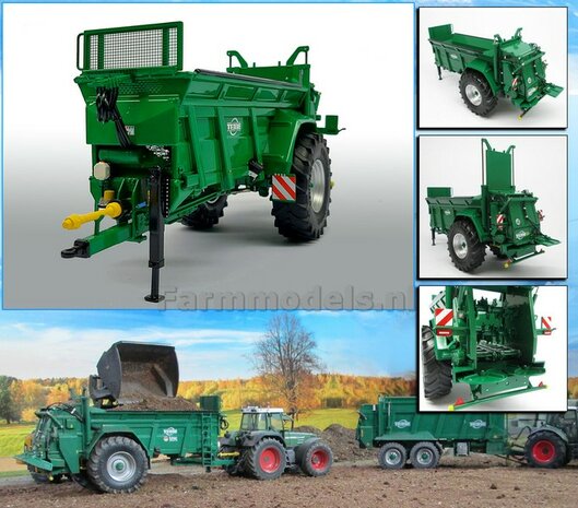 TEBBE MS 140 Enkel asser mestverspreider Upgrade versie 1:32    NB2B  
