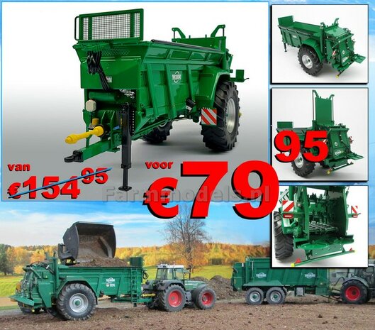 TEBBE MS 140 Enkel asser mestverspreider Upgrade versie 1:32    NB2B  