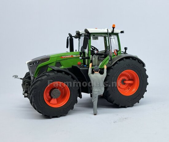 FENDT 942 Wiking ACHTERAS: 2x Vario Grip Afdekkappen set t.b.v. Luchtsysteem ACHTERAS t.b.v. Michelin Axiobib2  Materiaal RESIN Blank geleverd 1:32 