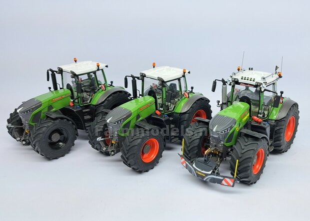 FENDT 942 Wiking ACHTERAS: 2x Vario Grip Afdekkappen set t.b.v. Luchtsysteem ACHTERAS t.b.v. Michelin Axiobib2  Materiaal RESIN ZWART GLANS Gespoten geleverd 1:32 