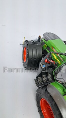 FENDT 942 Wiking: 2x ACHTERAS &quot;COVER&quot; SPATBORDEN ong. 8 mm breed  RESIN, Blank geleverd 1:32  Farmmodels Premium Line