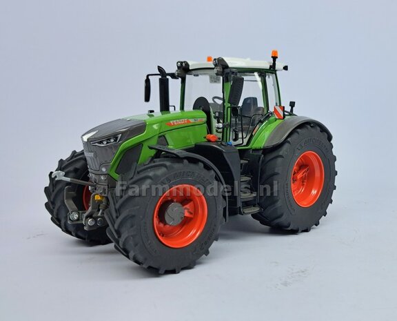 VERBOUWD: FENDT 942 Wiking met MICHELIN Axiobib2 Banden, FENDT TERRA-RED ROOD velgen &amp; VarioGrip, eindvertragingen, spatborden voor- &amp; achteras 1:32 077865-REB-RED  