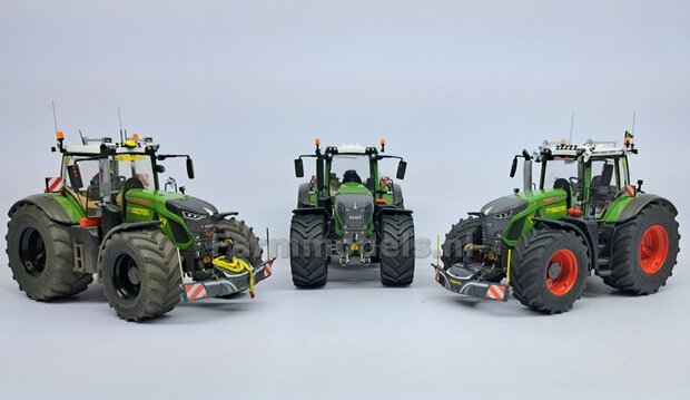 &Oslash; 56.7 x 26.1 mm: FENDT 942 Wiking: 2x Michelin Axiobib2 Banden + Resin Velgen FENDT TERRA-RED ROOD Gespoten geleverd 1:32    Farmmodels Premium Line Series  