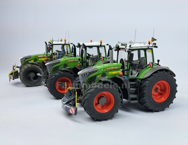 &Oslash; 56.7 x 26.1 mm: FENDT 942 Wiking: 2x Michelin Axiobib2 Banden + Resin Velgen FENDT TERRA-RED ROOD Gespoten geleverd 1:32    Farmmodels Premium Line Series  