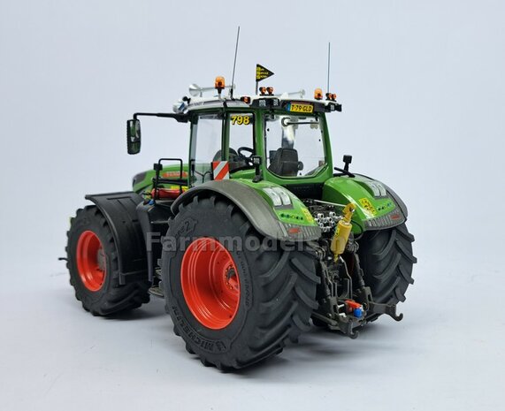&Oslash; 56.7 x 26.1 mm: FENDT 942 Wiking: 2x Michelin Axiobib2 Banden + Resin Velgen FENDT TERRA-RED ROOD Gespoten geleverd 1:32    Farmmodels Premium Line Series  