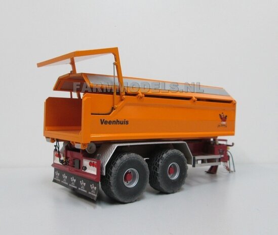 Afdek kleppen systeem Jan Veenhuis zand bak t.b.v 2 asser Jan Veenhuis haakarm Carrier  1:32  Farmmodels Premium line series