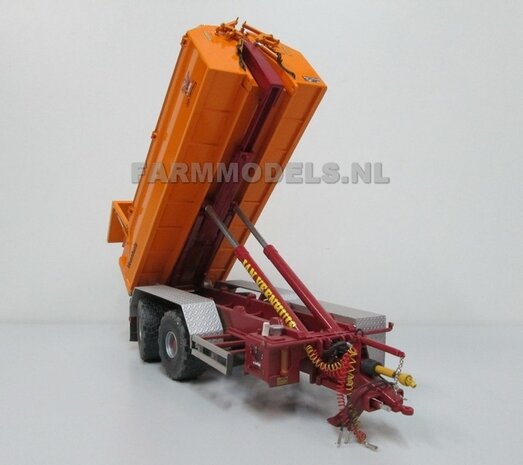 Afdek kleppen systeem Jan Veenhuis zand bak t.b.v 2 asser Jan Veenhuis haakarm Carrier  1:32  Farmmodels Premium line series